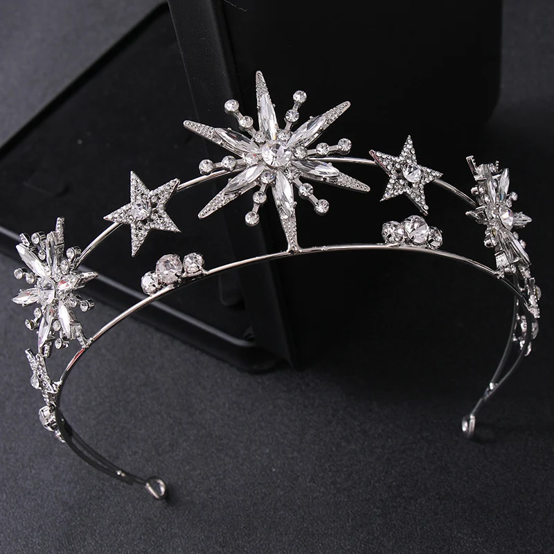 Bandeau de cheveux à double couche de strass, accessoires pour séances photo. Sublimez vos prises de vue avec cet accessoire scintillant et élégant.