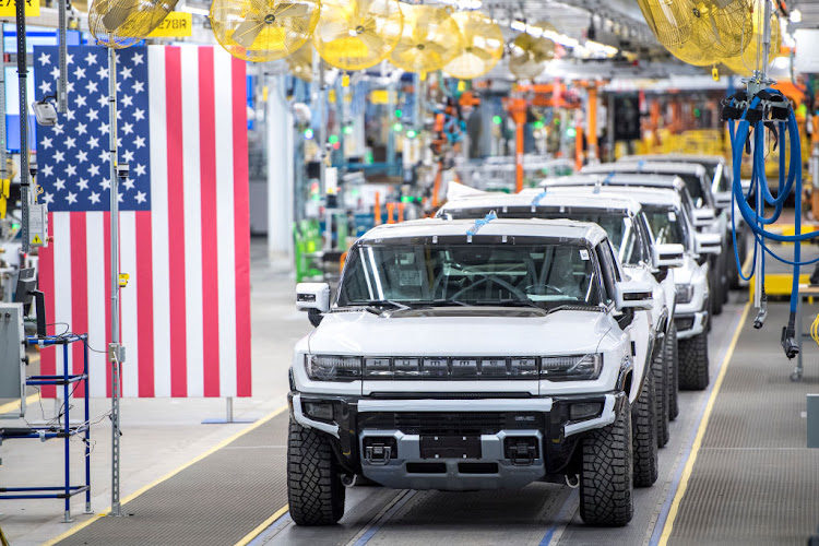 Glencore's cobalt will be used in GM's Ultium battery cathodes, which powers the Chevrolet Silverado EV, GMC Hummer EV (pictured) and Cadillac Lyriq vehicles.