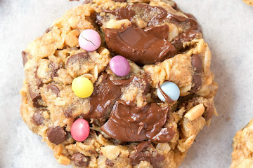 No Flour Monster Cookies (Vegan, Gluten Free)