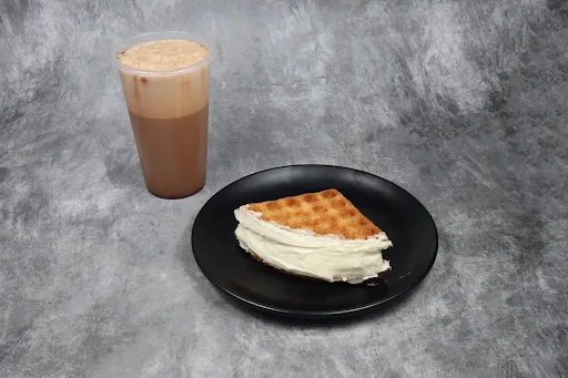 White Chocolate Waffwich With Café Mocha