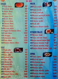 Govind's Dosa menu 1