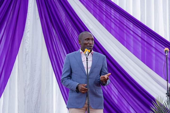 Senate majority leader Aaron Cheruiyot during an event in Bomet on March 31, 2024.