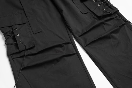 Title 16, Straight Elastic Waist Leisure Cargo Trousers p...