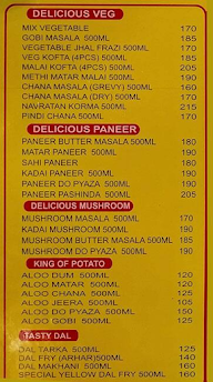 Dhaba Delicious menu 2