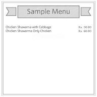 Mumbai Chicken Shawarma Corner menu 1