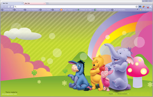 Pooh and Friends chrome extension