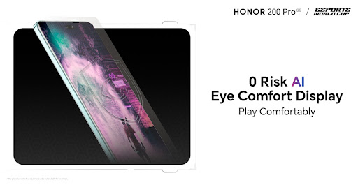 The 0 Risk AI Eye Comfort Display uses AI.