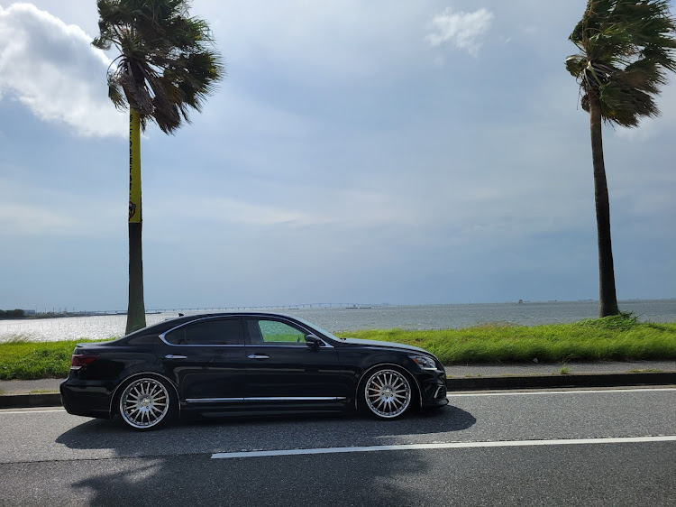 LSのファミリーツーリング　最高👍・ヤシの木🌴と海を求めて💨・低そうで低くない少し低い車・お盆休み・大雨で被災された皆様へお見舞い申し上げますに関するカスタム事例の投稿画像8枚目
