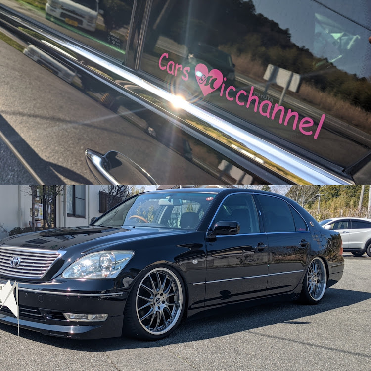 セルシオの愛車に感謝・ホイール交換・洗車・ホイールマッチングに関するカスタム事例の投稿画像1枚目