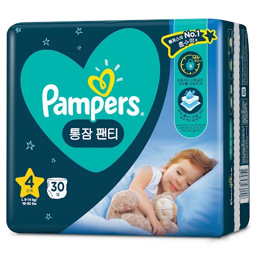 Tã-bỉm quần Pampers ngủ ngon L30 (cho bé 9-14kg)