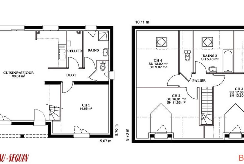  Vente Terrain + Maison - Terrain : 1 388m² - Maison : 85m² à Le Lonzac (19470) 