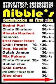 Nibble's menu 1