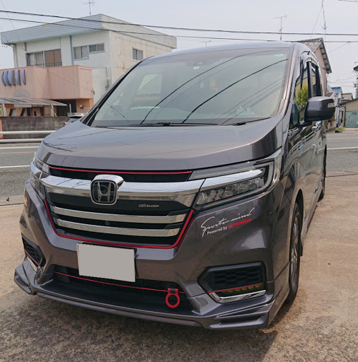 ステップワゴンスパーダ Rp5のステップワゴンスパーダハイブリッド モダンスティールメタリック 洗車 ダミー牽引フック 赤 が好きに関するカスタム メンテナンスの投稿画像 車のカスタム情報はcartune