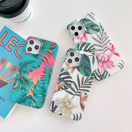 Title 8, Retro literary small flower leaf phone case. Pr...