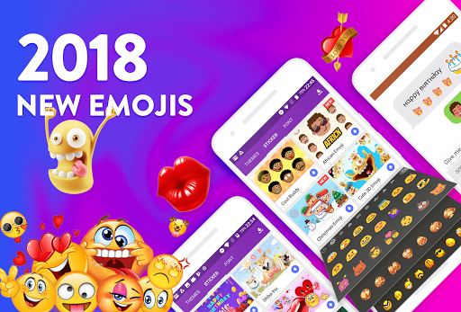 Smiley Emoji Keyboard 2018 - Cute Emoticons