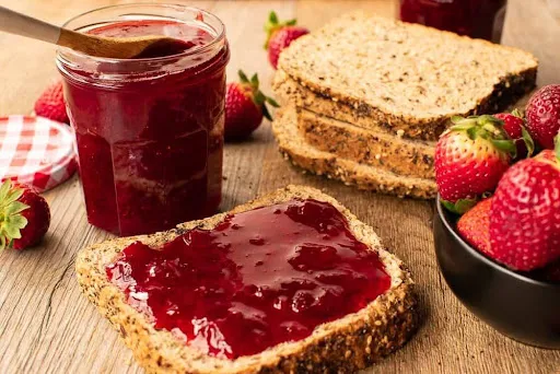 Bread With Mixed Fruit Jam
