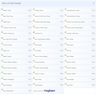 Hotel Swagat menu 2