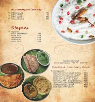 Nandhana Palace menu 6