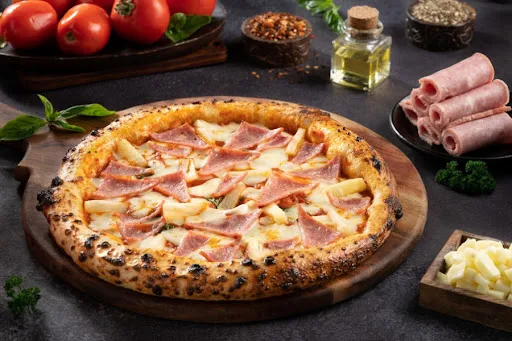 Naples - Ham & Pineapple Pizza (4 Slice)