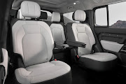 New individual Captain Chairs provide comfort and luxury for the second row, plus gracious aisle access to the third row of Defender 130 models.