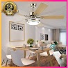 Đèn Quạt Trần Luxury Decorative Fan Lamp Cánh Gỗ, Đèn Led - Đèn Quạt Trần Trang Trí Chung Cư, Căn Hộ Cao Cấp