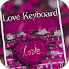 Glitter Romantic Love Dream Keyboard Theme