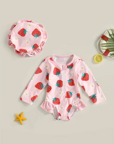 Traje de baño para bebé niña con so - 3