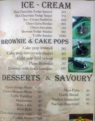 Cocoa Bakes menu 5