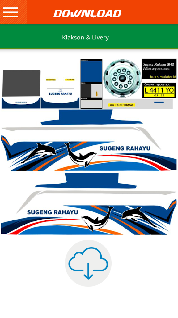 Livery Bussid Sugeng Rahayu Untuk Android Apk Unduh