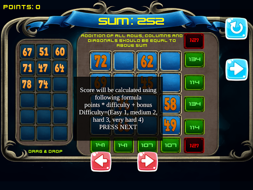 Mystery Numbers - Math Magic Square