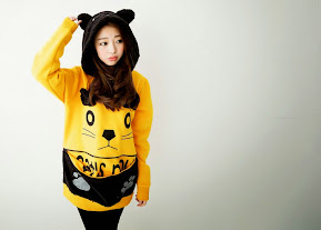 pink, putih, kuning, poki cat, fleece, Hoodie, hoodie korea murah, korea, murah, warna, Pre Order, fashion korea, hoodie lucu