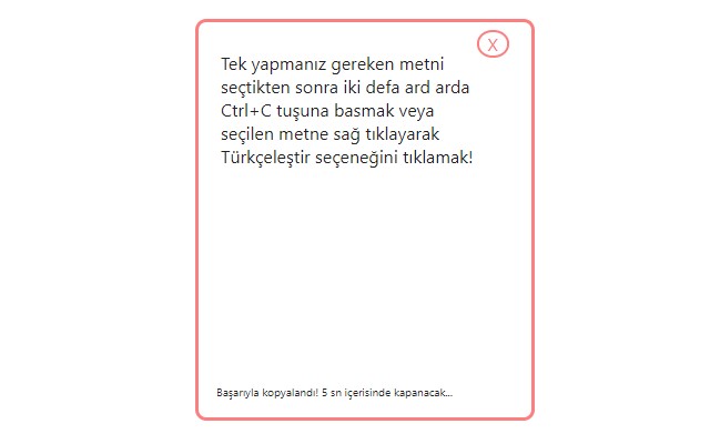 Turkify - Türkçe Karakter Eklentisi chrome extension