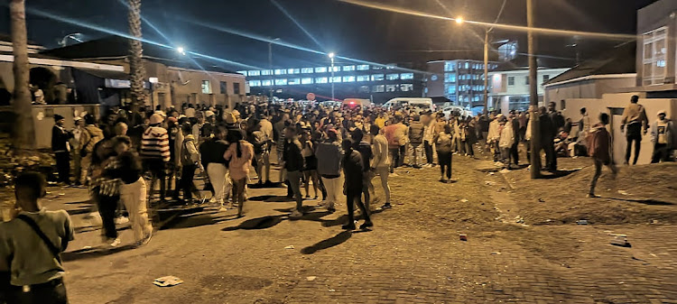 Hundreds of teenagers converged in Quigney on Saturday afternoon until the early hours on Sunday for a pens down party.