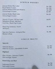 Rocks - The Bar menu 4