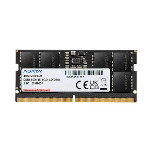 Bộ nhớ trong/ Ram Adata  8GB SO-DIMM DDR5 5600MHz (AD5S56008G-S)