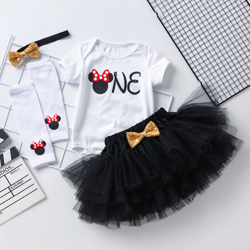 Title 4, Cartoon black pink princess dress socks set, a ...