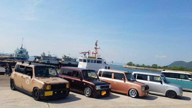 アルトラパンのtheアウトリップス・5月4日・Ｋcar meeting・感謝です😉・コラボに関するカスタム事例の投稿画像5枚目