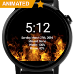 WatchFace- Live Fire Wallpaper Apk