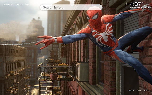 スパイダーマンps4のhdの壁紙テーマ