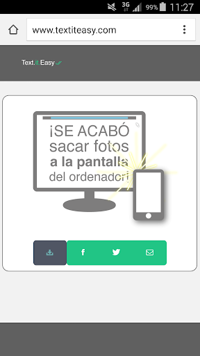 TextItEasy: comparte la web