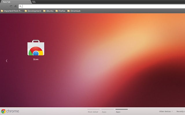 Ubuntu Default chrome extension