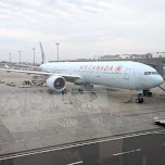 Aircanada plane at Haneda Airport in Tokyo, Japan 