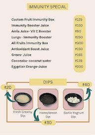 Falhari - A Fruitful Habit menu 4