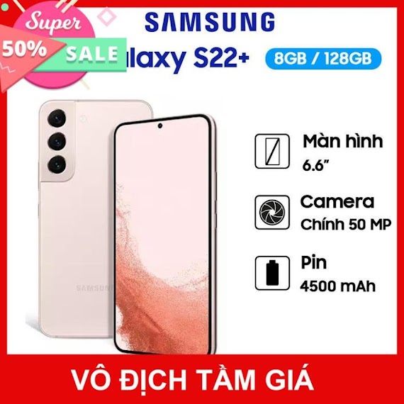 [Up Sale] Điện Thoại Samsung Galaxy S22+ 5G Pin Khủng Cấu Hình Cao Bảo Hành Dài - Hỗ Trợ Đổi Trả