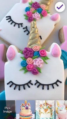 Sweet Unicorn Cake Screen Lockのおすすめ画像3