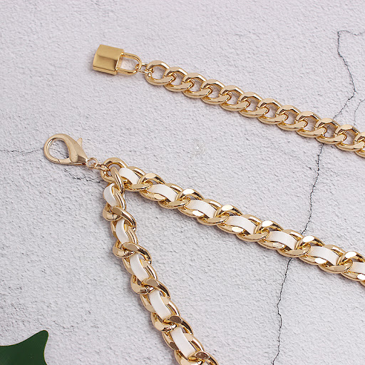 Title 1, Korean Version All-match Waist Rope Female Meta...