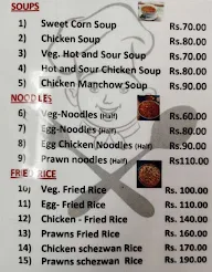 Sraddha Food Court menu 1