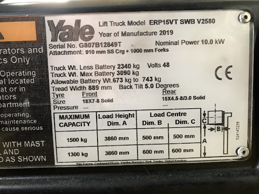 YALE ERP15VT