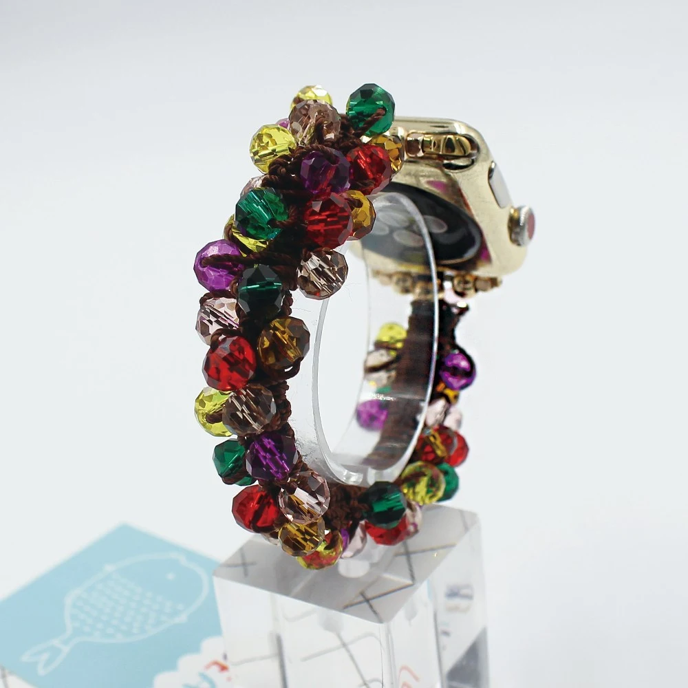 Title 1, Bracelet à breloques en perles de cristal créat...