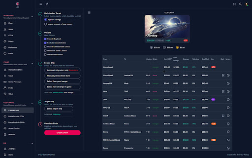 Star Citizen CCU Game